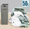 50L Wäschekorb mit Deckel - 20x40x60 Wäschesammler Schmal - Produktbild-Vorschau 4