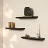 Starfurn Wandregal Gusta Schwarz | 60 cm | 3er Set Produktbild-Vorschau 1