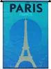MuchoWow® Wandteppich Wandbehang Frankreich - Paris - Produktbild-Vorschau 1