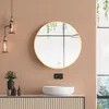 Lustro łazienkowe Kleankin Ø50 cm okrągłe lustro łazienkowe Podgląd zdjęcia produktu 2