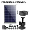 6,5W Solar Springbrunnen Pumpe, Schwimmende Solar Produktbild-Vorschau 7
