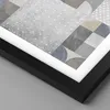 Gerahmtes Poster - Schwarzer Rahmen - Geometrie Kunst Stein Produktbild-Vorschau 2