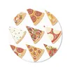 MuchoWow® Mauspad Mousepad Verschiedene Pizzasorten in Form Produktbild-Vorschau 1