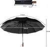 Klappschirm Malatec 105 cm, Holzgriff Schwarz Produktbild-Vorschau 7