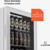 Klarstein Kühlschrank mit Glastür, Leiser Produktbild-Vorschau 5