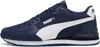 A side view of a single blue and white Puma sneaker against a white background. Anteprima dell’immagine prodotto
