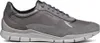A side view of a single gray GEOX sneaker. Produktbild-Vorschau