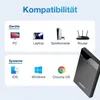 Qost – Festplattengehäuse – 2,5 Zoll – 9,5 mm / 7 mm – 6 Produktbild-Vorschau 3