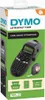 The image shows the packaging of a DYMO LetraTag 100H label maker, along with a depiction of the label maker itself and examples of its use. Produktbild-Vorschau