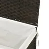 vidaXL Kosz na pranie z pokrywą Ciemnobrązowy 55,5x35x34 cm Podgląd zdjęcia produktu 10