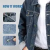 12 Stück Jeans Knöpfe Ohne Nähen Hosenknöpfe Zum Stecken, Produktbild-Vorschau 3