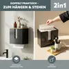 eluno Papierhandtuchspender mit Deckel, Handtuchhalter für Produktbild-Vorschau 2