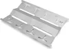 A metal heat deflector for a grill, shown at an angle on a white background. Náhľad obrázku produktu