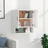 vidaXL Nástěnná skříňka bílá 60x31x70 cm Dřevěný materiál Náhled obrázku produktu 3