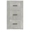 Sideboard Betongrau 40x33x70 cm Holzwerkstoff Produktbild-Vorschau 3