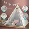 Namiot tipi JULIA, 160x120x120cm, beżowo/różowa Podgląd zdjęcia produktu 7