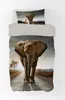 Set di biancheria da letto con elefante 135x200 cm (80x80 Anteprima dell’immagine prodotto 2