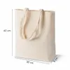 Baumwolltasche 38x42 cm „Dublin“ Ecru 220 g – Bio Produktbild-Vorschau 2