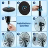 Aigostar Leise Ventilator mit Fernbedienung, 80° Produktbild-Vorschau 8