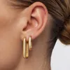 Gold Creolen oval Produktbild-Vorschau 2