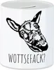 Wottsefack WTF Spardose Esel Geschenk Humor Büro Produktbild-Vorschau 1