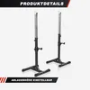 GORILLA SPORTS® Squat Rack – Verstellbar, 52 x 53 x 105–172 Produktbild-Vorschau 2