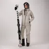 CMP Damen Stretch Skijacke Clima Protect mit Kapuze beige Produktbild-Vorschau 5