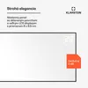 Klarstein infračervený ohrievač, termostat, 770W, ovládanie Náhľad obrázku produktu 4