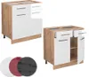 Küchenunterschrank Vicco Fame-Line Weiß Hochglanz 80 cm Produktbild-Vorschau 6