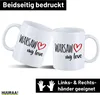 Huuraa Kaffeetasse Warsaw my love 330ml Weiß Keramik Produktbild-Vorschau 2