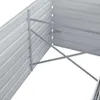 vidaXL Lit surélevé de jardin Acier galvanisé 240x80x77 cm Voir les images du produit 6
