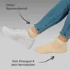Sneakersocken Uni mit Fersenlasche – Nahtlose Kurzsocken Produktbild-Vorschau 2