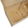 Close-up view of the interior of a wooden box. Anteprima dell’immagine prodotto