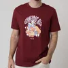 Bavarian Caps T-Shirt , Schlümpfe Gschmeidig bleim Rot, L Produktbild-Vorschau 4