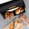 Vilde koš na chléb Koš na chléb Kovový koš na chléb černý Náhled obrázku produktu 8