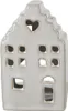 Clayre & Eef Porte-bougie à chauffe-plat Maison 11 cm Beige Voir les images du produit 1