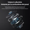 An exploded view of a metal flywheel component with glowing blue accents against a dark background. Text describes its features and benefits. Anteprima dell’immagine prodotto