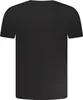 Erweiterbares Herren T-Shirt Schwarz mit Druck und Produktbild-Vorschau 2