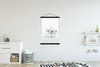 MuchoWow® Textilposter Kaninchen - Brille - Hipster 120x180 Produktbild-Vorschau 2