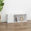 vidaXL Szafka pod TV biała 80x24x32 cm materiał Podgląd zdjęcia produktu 11