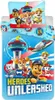 Paw Patrol Heroes 2tlg Bettwäsche Set 135x200 80x80 cm 100% Produktbild-Vorschau 1