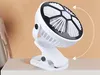 Verk 16034 Ventilátor s klipem USB, 1200 mAh, bíločerný Náhled obrázku produktu 6
