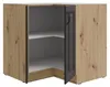 Eckunterschrank 90x90 cm Stilo Grau Eiche Artisan Produktbild-Vorschau 3