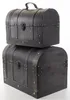 Casa Padrino Art Deco Holz Lunchbox Set Schwarz - Produktbild-Vorschau 2