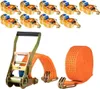 Safetytex 10x Spanngurt 8 Meter 50mm 5000kg 2tlg LKW Produktbild-Vorschau 1