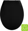 A black toilet seat is shown from a top-down perspective against a white background. Anteprima dell’immagine prodotto