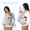 Momcozy Babytrage mit Air-Mesh, Grau Produktbild-Vorschau 3