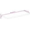 Möbel Tischplatte 80x30x3,8 cm Rechteckig Altholz Massiv - Produktbild-Vorschau 9