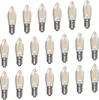 A collection of LED filament bulbs arranged in rows against a white background. Produktbild-Vorschau