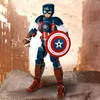 Lego Super Heroes 76258 Kapitän Amerika - Baubare Figur Voir les images du produit 14